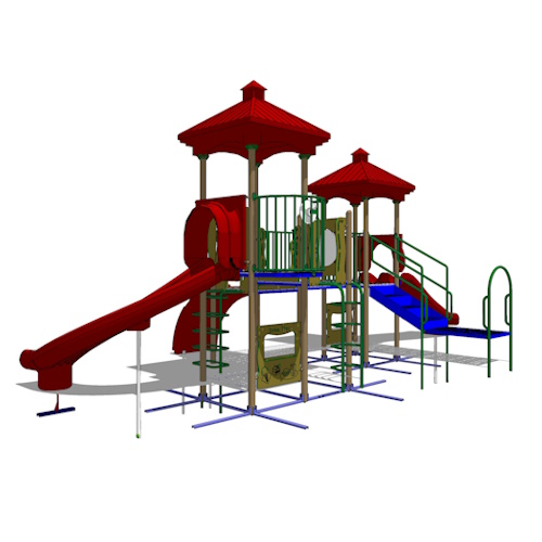 Play Structure: 13 Play Point Structure, 18 mo. – 12 yrs