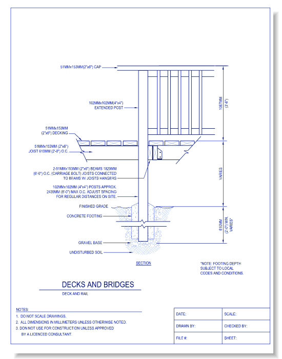 Deck and Rail