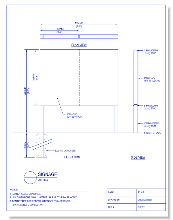 Job Sign