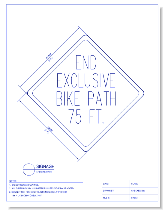 End Bike Path