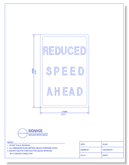 Reduced Speed Ahead
