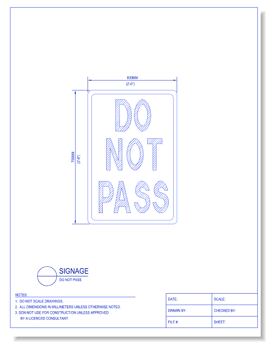 Do Not Pass