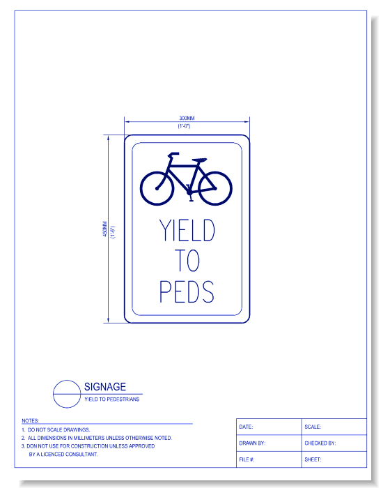 Yield to Pedestrians