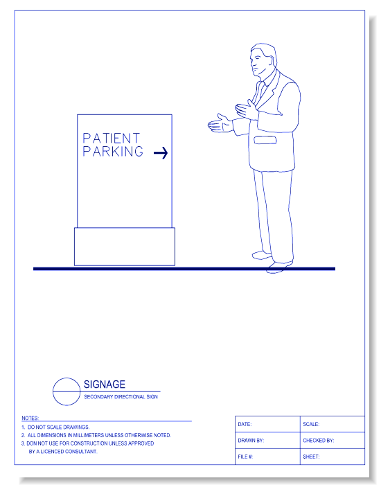 Secondary Directional Sign - Detail 2