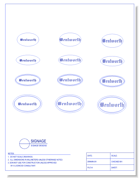 Subdivision Entrance - Signage Designs 2