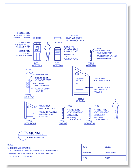 Park Signs - Page 1
