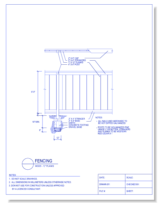 Wood - 12 Inch Planks