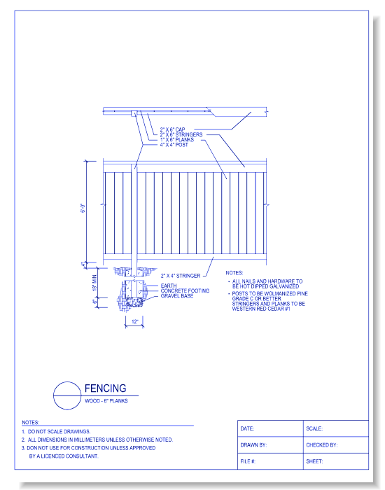 Wood - 6 Inch Planks