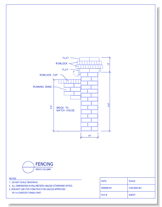 Brick Column
