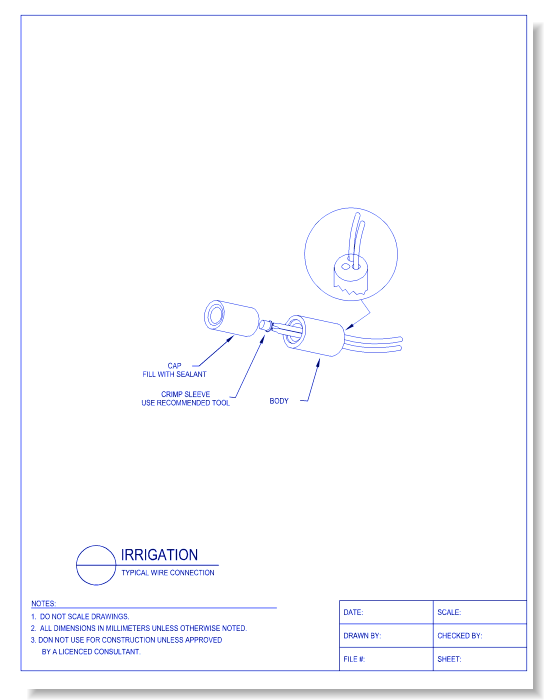 Typ. Wire Connection