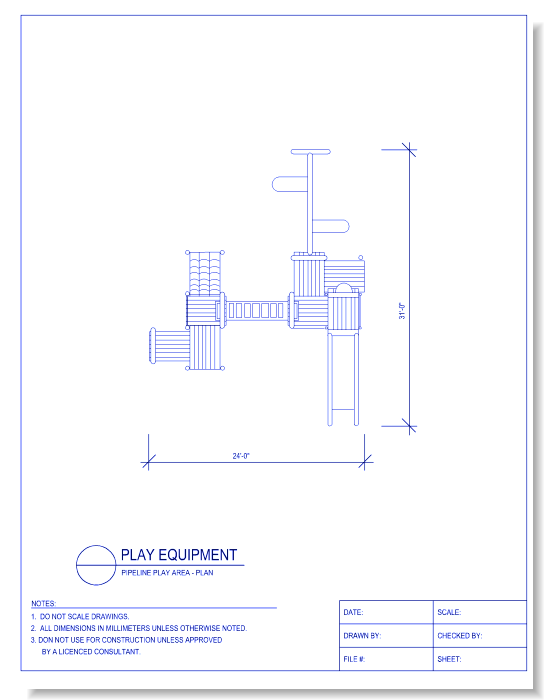 Pipeline Play Area - Plan
