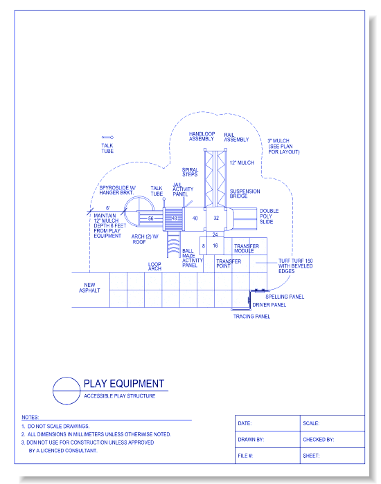Accessible Play Structure - Plan