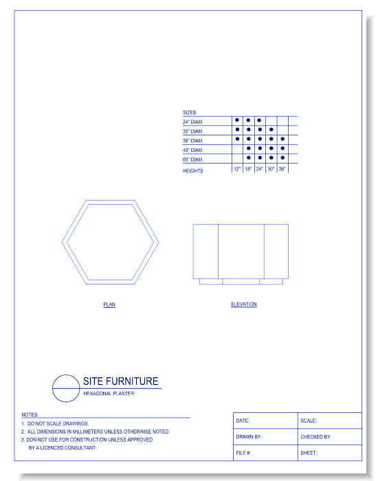 Planters - Hexagonal Planter