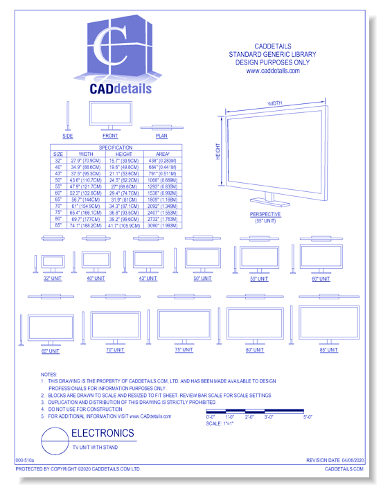 TV Unit With Stand