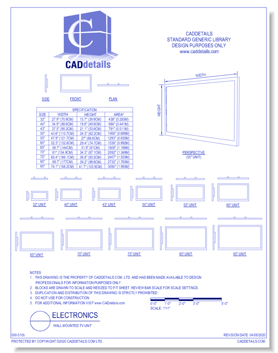 Wall Mounted TV Unit