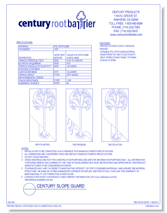 Century Slope Guard