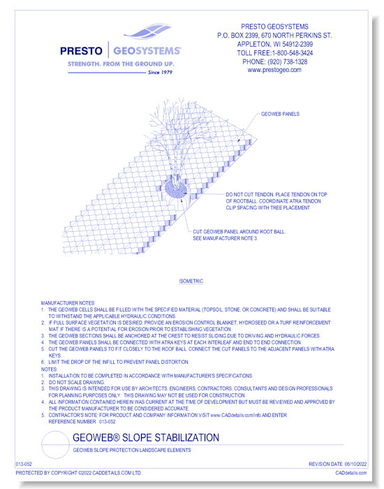 Geoweb Slope Protection Landscape Elements