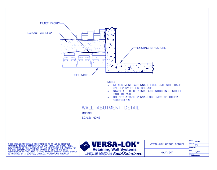 Wall Abutment