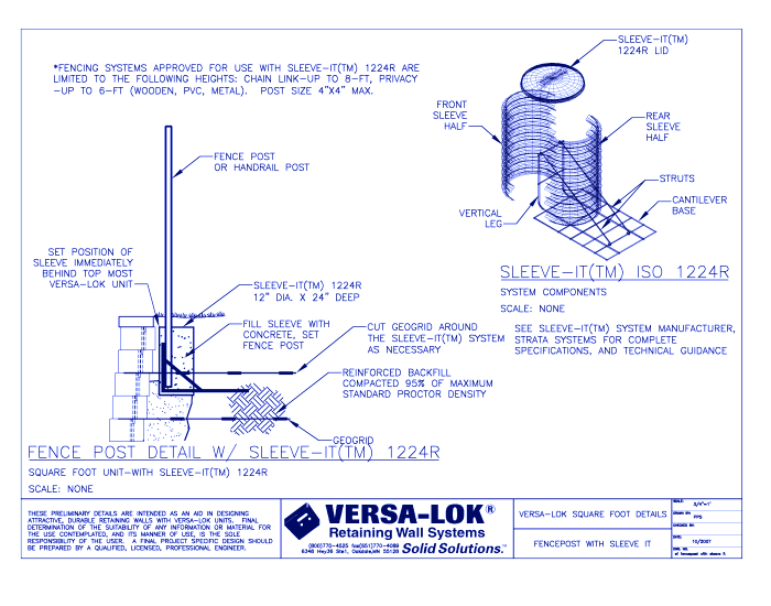Fence Post with Sleeve-It™
