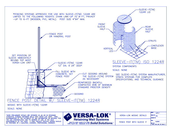Fence Post w/ Sleeve-It™