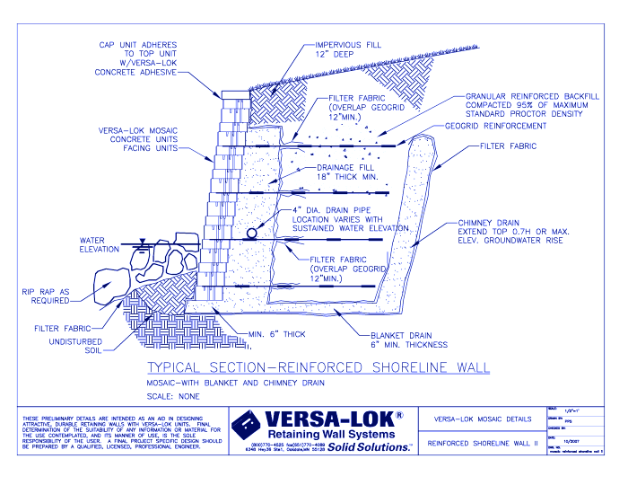 Reinforced Shoreline Wall II