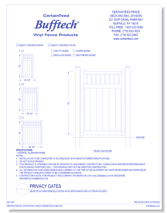 Bufftech: Chesterfield Gates With CertaGrain And Victorian Accent