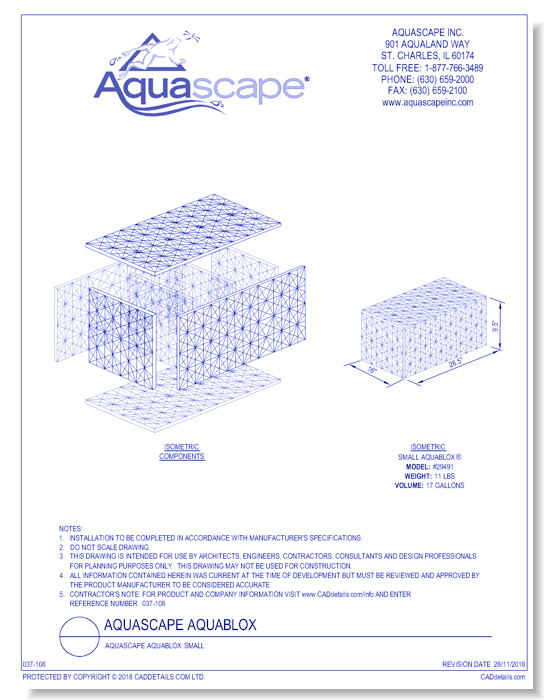Aquascape AquaBlox: Small
