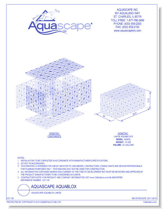 Aquascape AquaBlox: Large