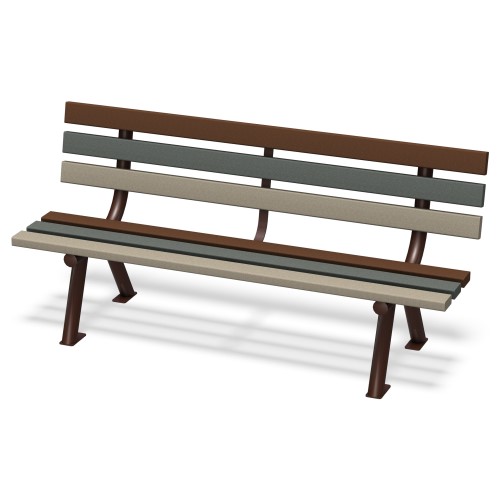 CAD Drawings GameTime 1821 - Park Bench (Timbers)