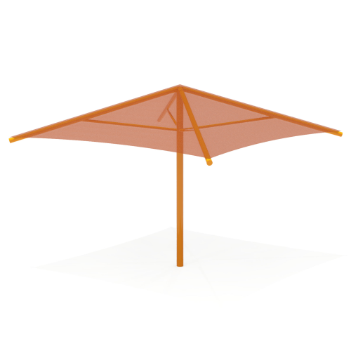 CAD Drawings BIM Models GameTime QRI111 - 14' x 14' x 8' Square Umbrella