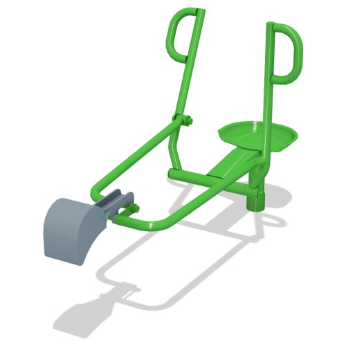 CAD Drawings BIM Models GameTime 6198 - Accessible Backhoe Digger