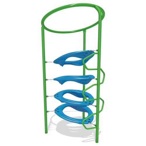 CAD Drawings BIM Models GameTime 6265 - Freestanding Vertical Wiggle Climber