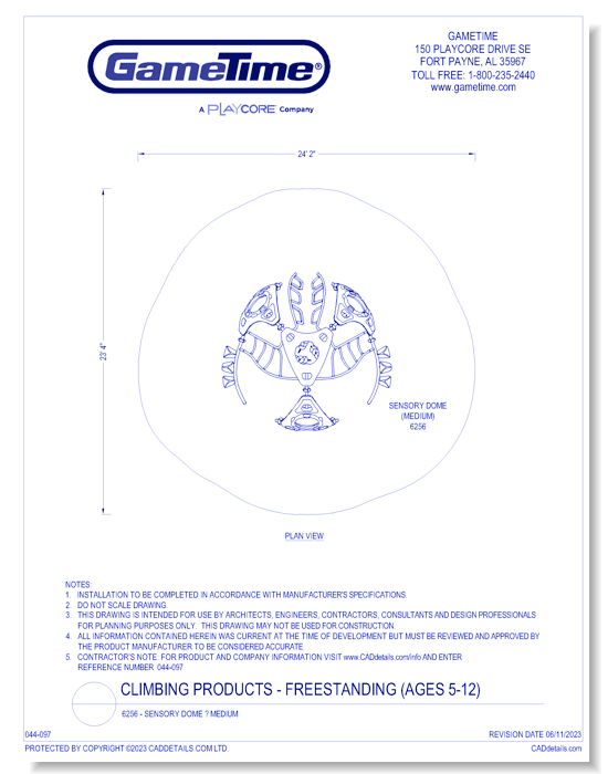 6256 - Sensory Dome – Medium