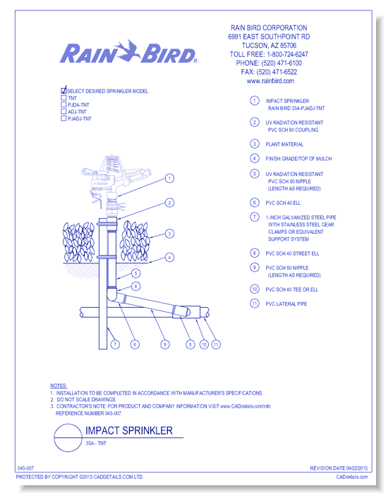 35A-TNT Impact Sprinkler