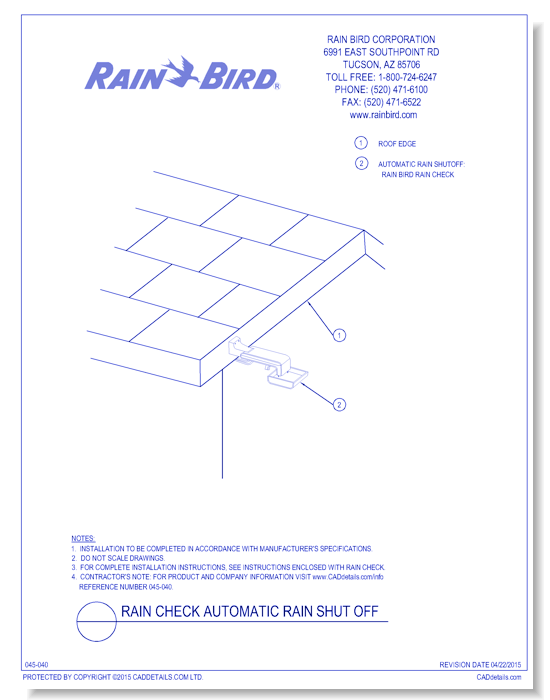 Rain Check Automatic Rain Shut Off