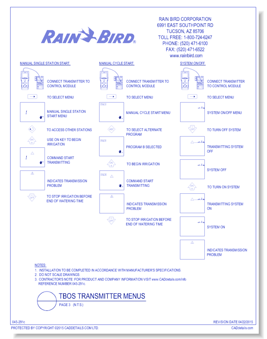 TBOS Transmitter Menus, Page 3