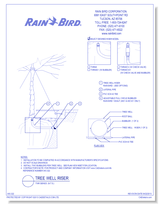 Tree Well Riser - TWR Series