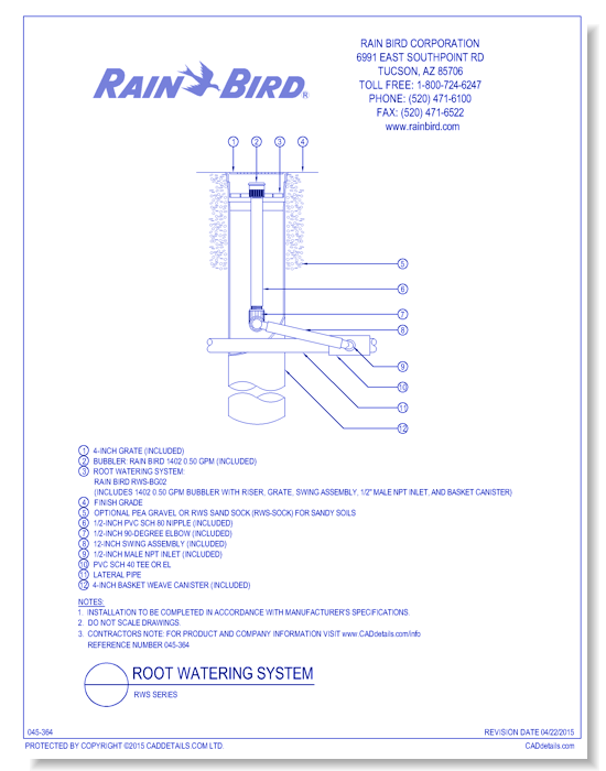 Root Watering System - RWS Series