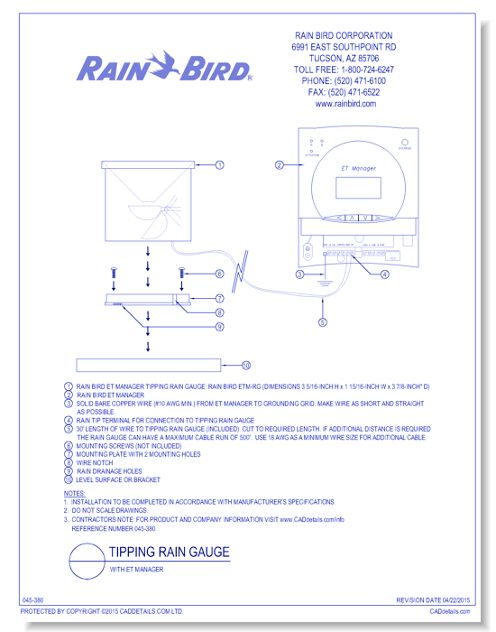Tipping Rain Gauge - ETMi
