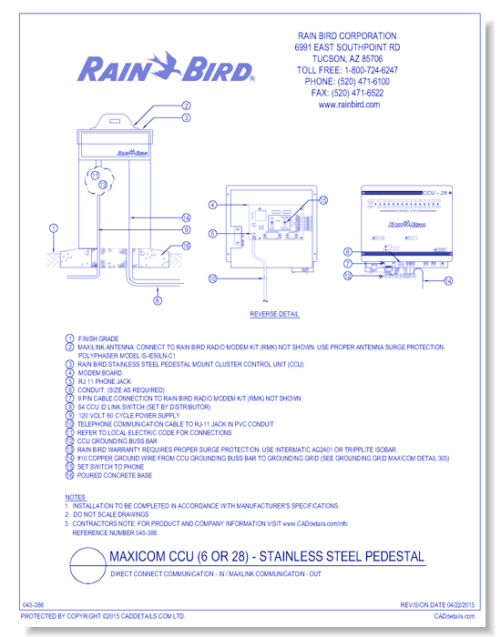 CCU Cluster Control Unit, SS Pedestal, Direct-Connect Primary Communication, Link Secondary Communication