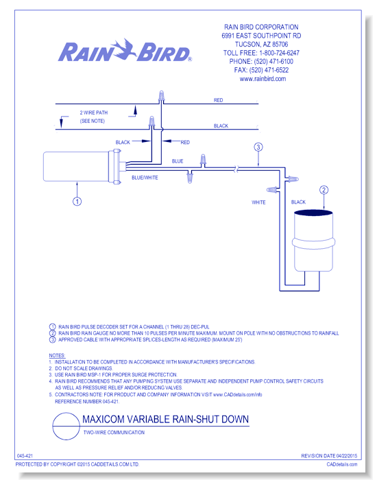 Rain-Gauge Sensor, Link Secondary Communication