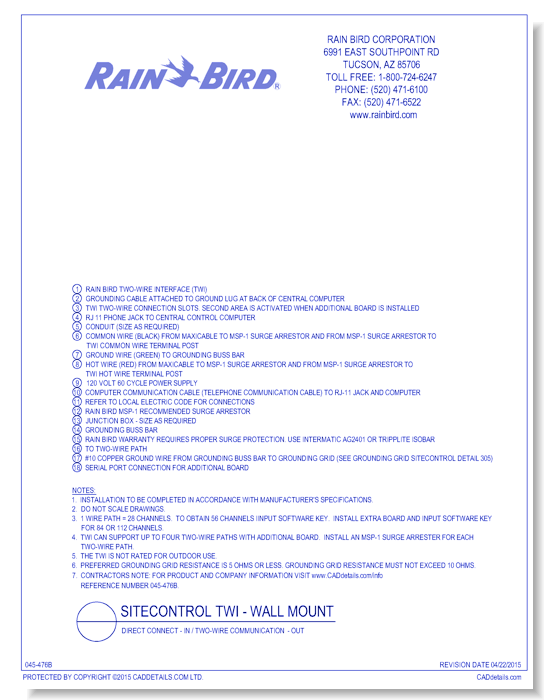 TWI (Two-Wire Interface) Two-Wire Communication Wiring Diagram 2 of 2