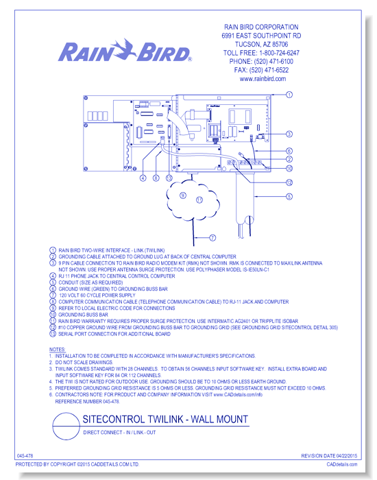 TWI Link Radio Communication Wiring Diagram