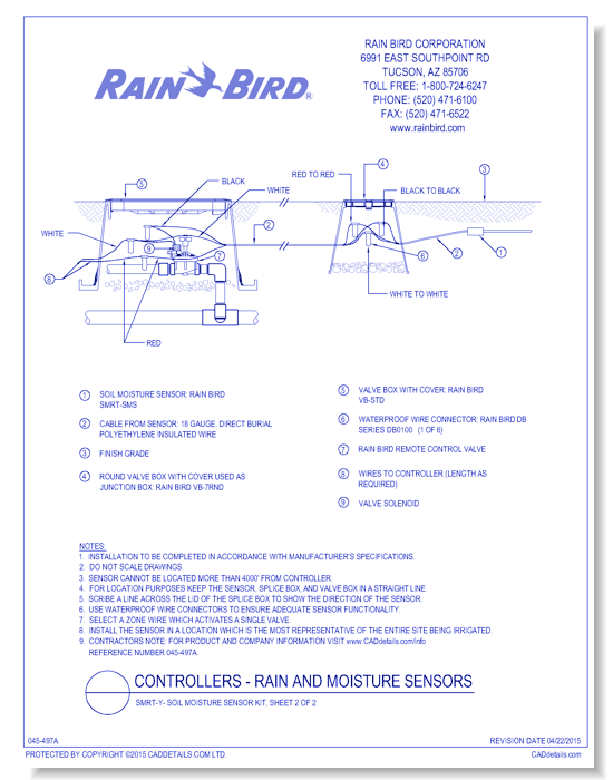 SMRT-Y - Soil Moisture Sensor Kit, Sheet 2 of 2