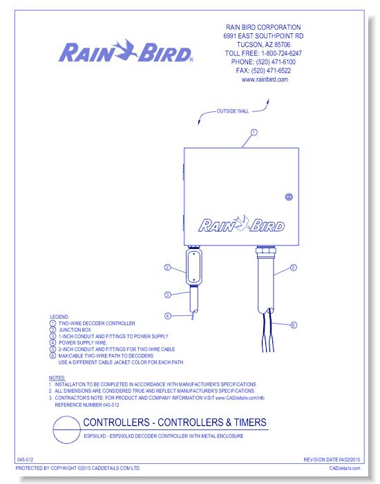ESP50LXD - ESP200LXD Decoder Controller with Metal Enclosure