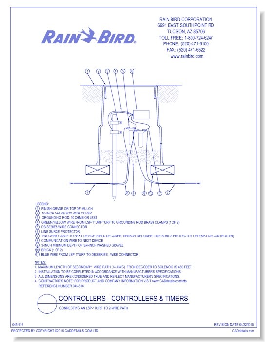 Connecting an LSP-1TURF to 2-wire Path