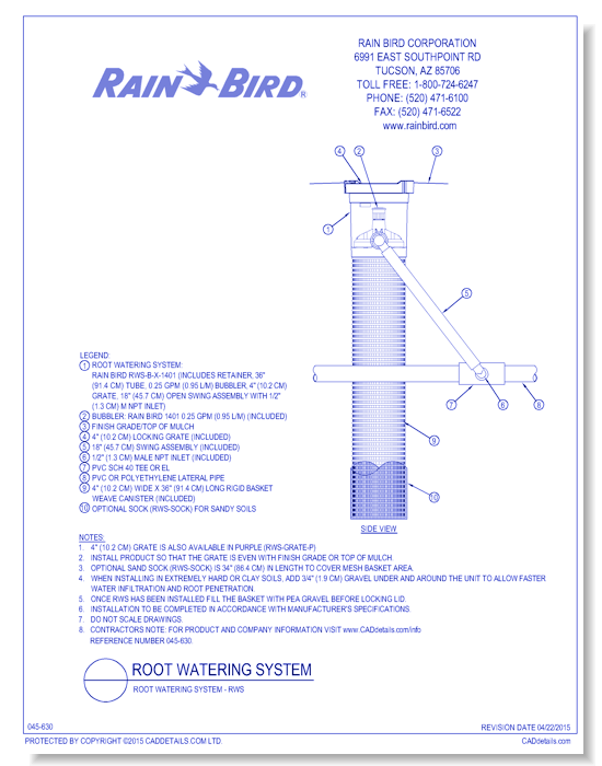 Root Watering System - RWS
