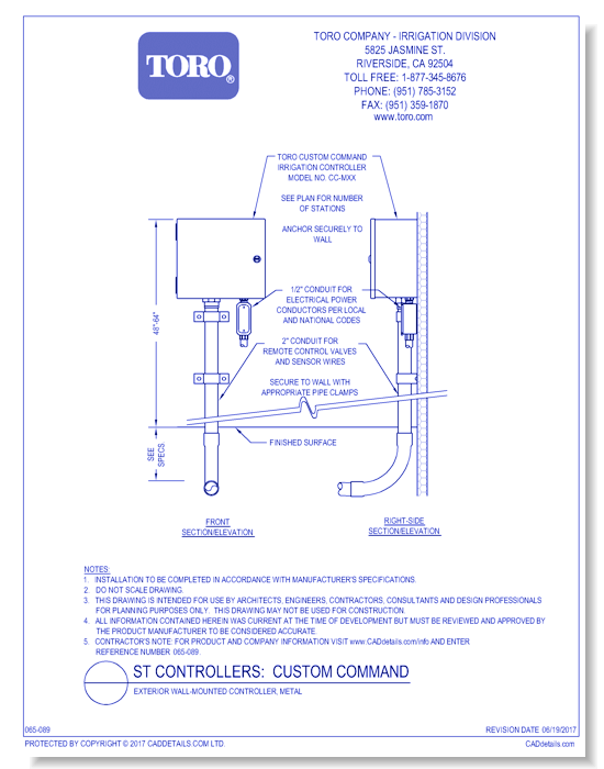 Custom Command, Exterior Wall-Mount, Metal
