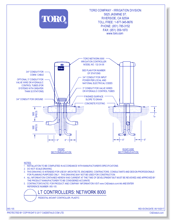 Network 8000, Pedestal Mount, Plastic