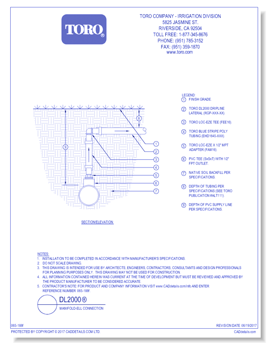 DL2000®  Manifold-ELL Connection